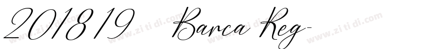 2018 19 巴萨 Barca Reg字体转换 2018 19 巴萨 Barca Reg字体转换
